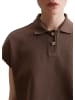 Marc O'Polo DENIM Ärmelloses Poloshirt wide in Brown Coffee