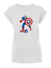 F4NT4STIC T-Shirt Captain America The First Avenger in weiß