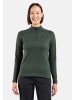 Odlo Longsleeve "Midlayer 1/2 Zip Essential Light" in Grau