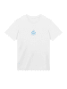 F4NT4STIC T-Shirt Knut und Jan Scribble Logo in weiß
