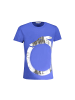 Trussardi Blaues Baumwoll-T-Shirt