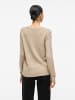 Vila Strickpullover in Natural Melange