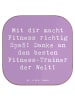 Mr. & Mrs. Panda Untersetzer Glas Spruch Fitness-Trainer Dank mi... in Lavendeltraum