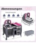 COSTWAY 5 in 1 Beistellbett Baby bis 36 Monaten in Lila
