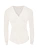 Sookie Damen Strickpullover in Wollweiss