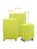 Roncato Skyline 2.0 4 Rollen Kofferset 3-teilig mit Dehnfalte cyber limette