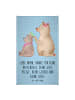 Mr. & Mrs. Panda Gästehandtuch Bär Kind mit Spruch in Blau Pastell