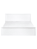 Beliani Doppelbett LAMBRES  in Weiß - (W) 170 x (H) 93 x (L) 210 cm