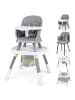 COSTWAY Hochstuhl Baby 16 in 1 in Grau