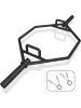 COSTWAY Trap Bar 142 cm Hantelstange in Schwarz