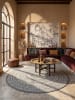 KADIMA DESIGN Flachwebteppich BORNO Orientalisch Polypropylen in Grau