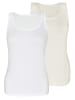 Sassa 2er Sparpack Top in ivory white