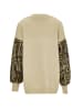 IMANE Damen Strickjacke in Beige