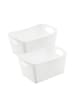 koziol BOXXX M - Aufbewahrungsbox 3,5l Set in recycled white