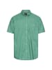 Camel Active Kurzarmhemd aus Leinenmix in Lagunengrün