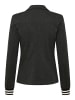 Kaffe Blazer Kinnie Regular fit in Grey Mel.- Black/Chalk Stripe