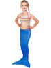 XTREM Toys & Sports Schwimmflosse Aquatail für Meerjungfrauen, blau, 6-12 Jahre