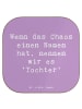 Mr. & Mrs. Panda gläseruntersetzer Spruch Chaos Tochter mit Spruch in Lavendeltraum