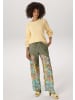 Aniston CASUAL Schlupfhose in khaki-türkis-gelb-orange-rosa-grün-pink