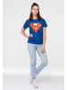 Logoshirt T-Shirt Superman Logo in blau