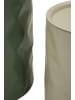 Mauro Ferretti Beige und grüne Couchtische aus Metall, 2er-Set, Ø 39,5×48–35,5×40