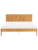Beliani Doppelbett AMBAZAC in Braun - (W) 168 x (H) 90 x (L) 211 cm