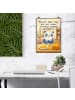 Mr. & Mrs. Panda Plakat Panda Pommes Gebet Design mit Spruch in Weiß