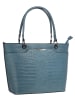 Cluty Handtasche echt Leder in blau