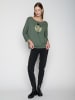 GreenBomb Longsleeve Nature Allium in Moos Grey