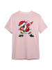 PAULGOS Kinder T-Shirt, Tanzender Weihnachtsmann in Rosa
