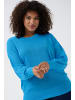 KAFFE curve Strickpullover KCankia Regular fit in Malibu Blue