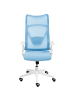 Beliani Bürostuhl BARD in Blau/Weiß - (W) 50 x (H) 113 x (L) 66 cm