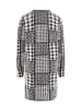 faina Damen Strickjacke in Wollweiss Schwarz
