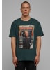 Mister Tee Mister Tee Männer Upscale Magazine Oversize Tee in bottlegreen