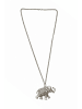 collezione alessandro Lange Kette " Elefant " in altsilber