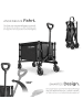 tectake Handwagen SmartRider faltbar, Profilräder, Teleskopgriff