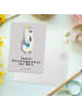 Mr. & Mrs. Panda Postkarte Pinguin Bester Abteilungsleiter der W... in Grau Pastell