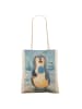 Mr. & Mrs. Panda Shopping Tasche Pinguin Lolli Design ohne Spruch in Weiß