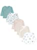 TupTam Baby Jungen Langarm Wickelshirt 5er Set in beige Modell 3