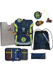 DerDieDas derdiedas Schulranzen Set 5-tlg. ErgoFlex Easy Neon Crazy in blau