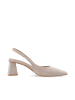Bianco Slingbacks in Nougat