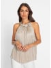 Heine Pliseetop in beige