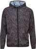 Hummel Trainingsjacke "Hmlpulse Aop Windbreaker Jacket" in Grau