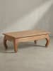 KADIMA DESIGN Couchtisch Massiv-Holz 110 cm breit Wohnzimmer-Tisch Design in Akazie