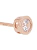 Tom Tailor Ohrstecker Silber 925, rhodiniert in roséfarben
