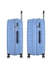 Polestream Strz by Asteroid 4 Rollen Trolley L 74 cm mit Dehnfalte in ice blue