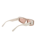 CALVIN KLEIN JEANS Unisex Sonnenbrille Rechtwinklig Beige