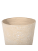 Beliani 2-tlg Outdoor Blumentopf CAMIA in Beige