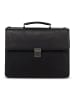 Jost Glasgow Aktentasche RFID Schutz Leder 40 cm Laptopfach black