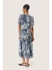 Soaked in Luxury Jerseykleid SLAldora Feminine Form in Dark Navy Landscape Print